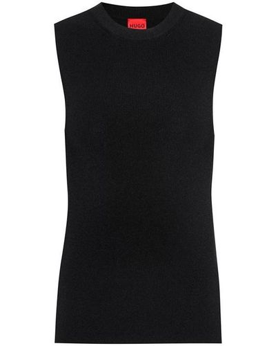 HUGO Swook Vest Top Ld99 - Black
