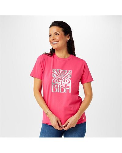 Biba Logo T-shirt - Pink