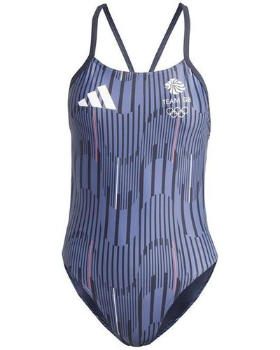 adidas Team Gb Swimsuit - Blue