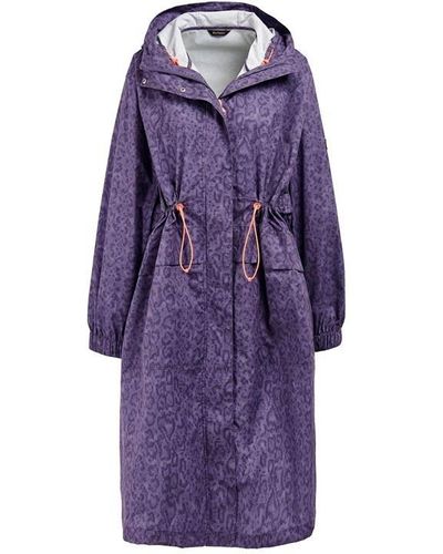 Barbour hood purple new arrivals