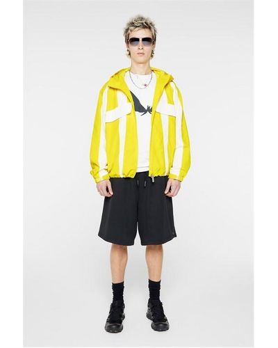 No Fear Panelled Track Jacket - Yellow