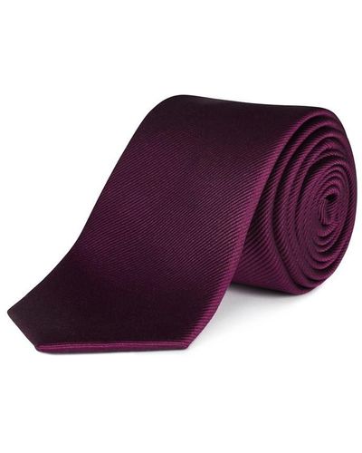 Haines and Bonner Silk Tie - Purple
