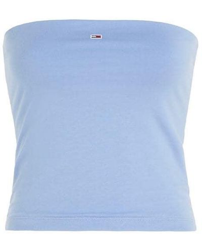 Tommy Hilfiger Tjw Bby Essential Tube Top - Blue