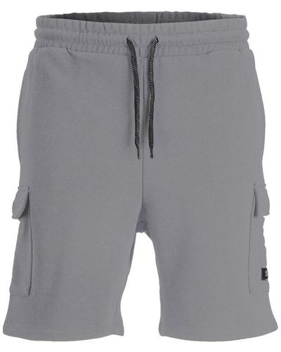 Jack & Jones Cargo Sweat Shorts - Grey