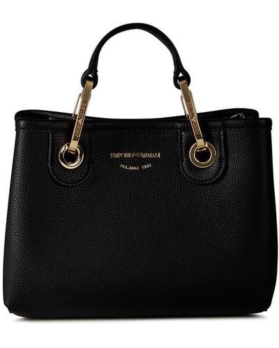 Emporio Armani Shopper Extra Small Mini Bag - Black