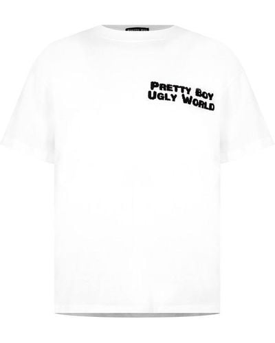 PRETTY BOY UGLY WORLD The World T-shirt - White