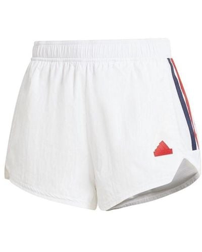 adidas Nations Pack Tiro Woven Shorts - White