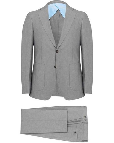 Richard James Linen Two Piece Suit - Grey