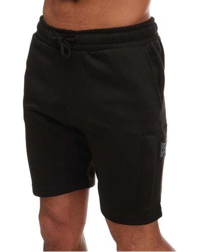 Duck and Cover Milgate Pocket jogger Shorts - Black