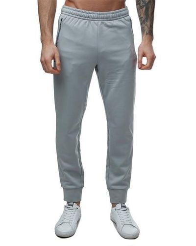 Lacoste S Poly Tracksuit Trousers Elephant Grey S - Blue