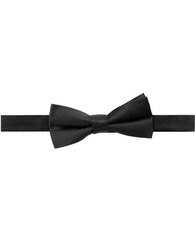 Haines and Bonner Silk Bow Tie - Black