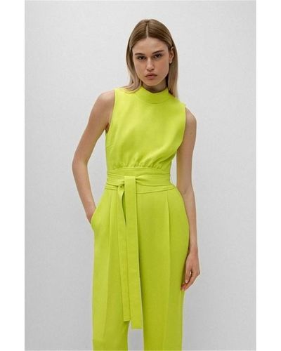 HUGO Kisuse Dress Ld99 - Green