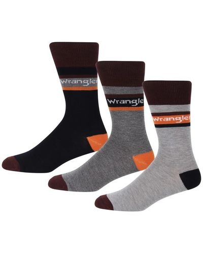 Wrangler Socks 3pk Sn99 - Black