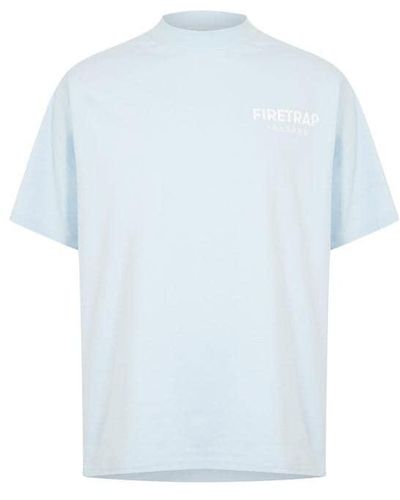 Firetrap Established T-shirt Sn33 - Blue
