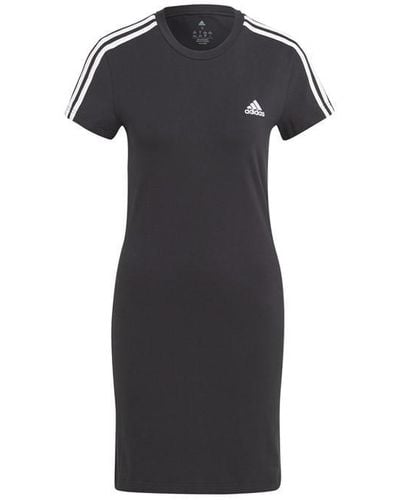 adidas Female Adult Essentials 3-stripes Tee Dress - Black