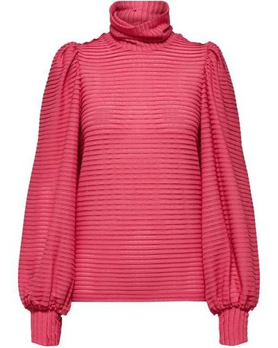 SELECTED Levy Long Sleeve Top - Pink