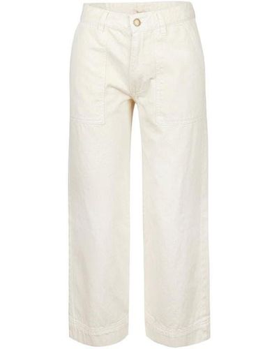 Barbour Southport Cropped Jeans - Natural