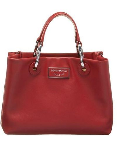 Emporio Armani Borsa Shopper Bag - Red