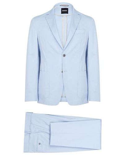 BOSS Hanry 2 Piece Suit - Blue