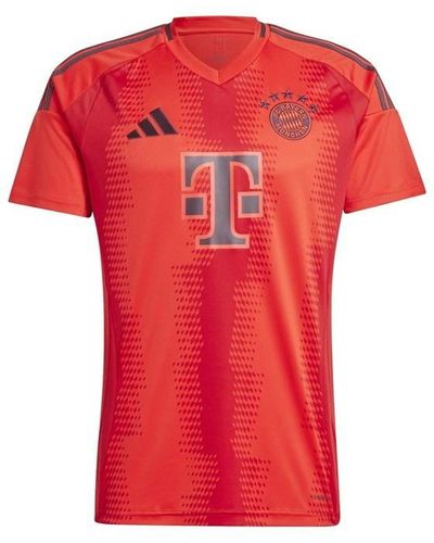 adidas Fc Bayern Munich Home Shirt 2024 2025 Adults - Red