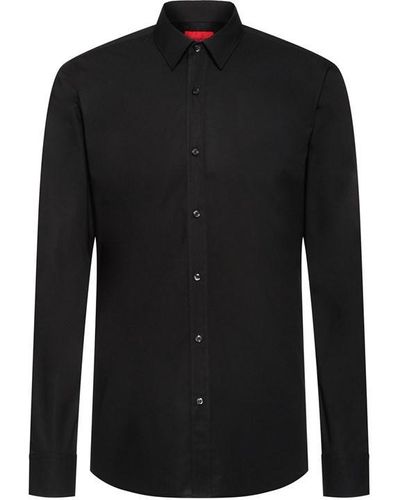 HUGO Elisha Shirt - Black