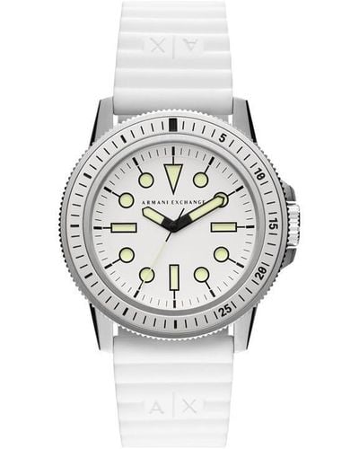Armani Exchange Steel Fashion Analogue Quartz Watch - Metallic
