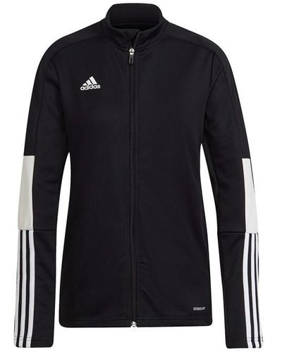 adidas, Polar Fleece Long Hooded Plus Size Track Top