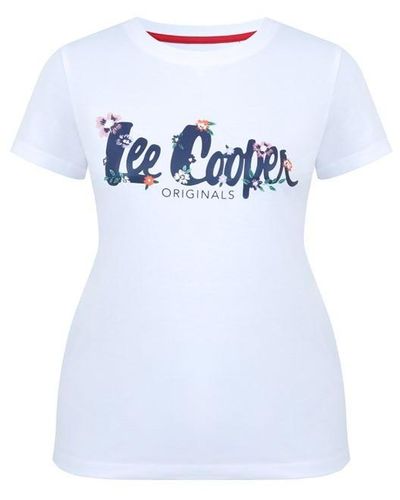Lee Cooper Classic T Shirt Ladies - Blue