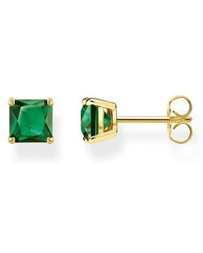 Thomas Sabo Sabo Emerald Studs Ld00 - Green