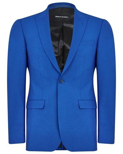 Without Prejudice Perrin Slim Fit Suit Jacket - Blue
