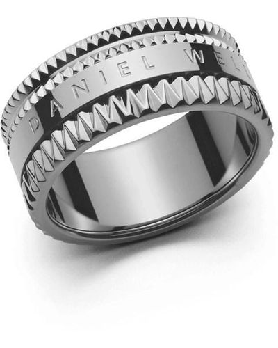 Daniel Wellington Elevation Stainless Steel Ring - Metallic