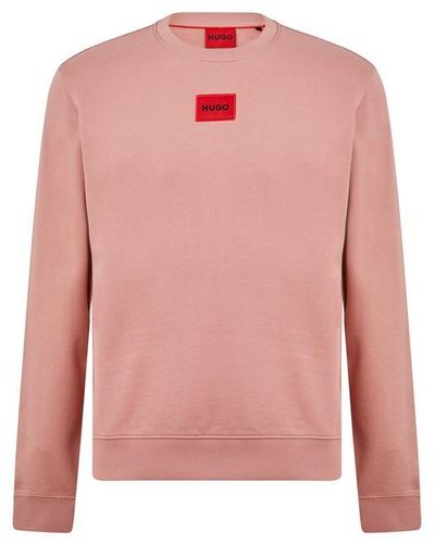 HUGO Boss Diragol Sweatshirt in Brown for Men Lyst UK