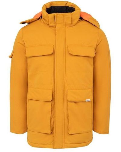 Lee Cooper Padded Parka Sn99 - Yellow