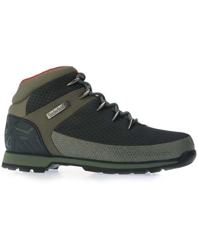 Timberland Euro Sprint Mid Lace Waterproof Hiking Boots - Green