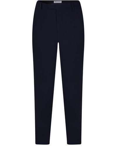 Without Prejudice Priory Skinny Fit Suit Trouser - Blue