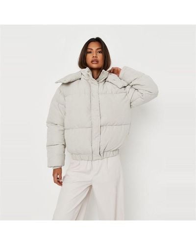 Missguided Tall Ultimate Puffer Coat - Grey