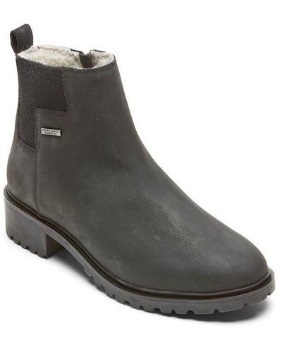 Rockport Ryleigh Waterproof Chelsea Boots - Black