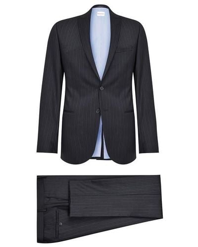 Without Prejudice Priory Pinstripe Suit - Blue
