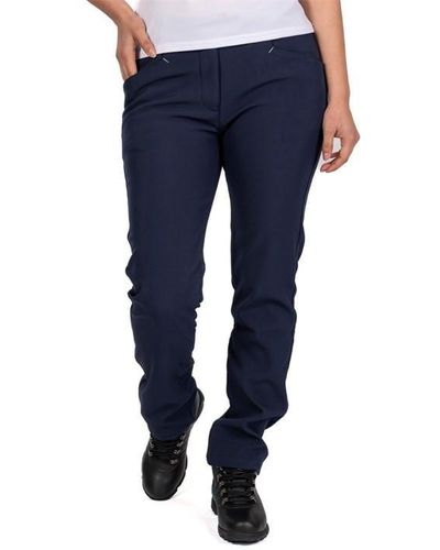 Island Green Golf Ladies All Weather Trousers - Blue
