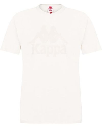 Kappa Authentic Logo T Shirt - White