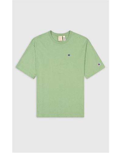 Champion Reverse Weave Box Fit T-shirt - Green