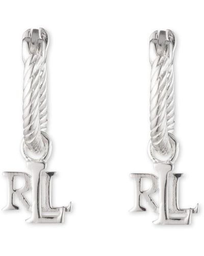 Ralph Lauren Lrlss Logo Rope Drop Ld00 - White