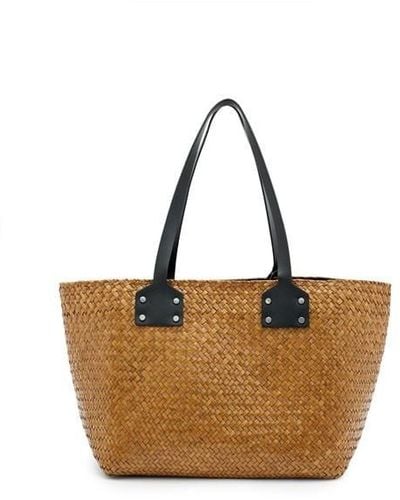 AllSaints All Mosley Strw Tote Ld43 - Brown
