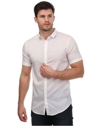 Armani Short Sleeve Shirt - White