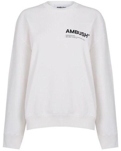 Ambush Workshop Sweatshirt - White