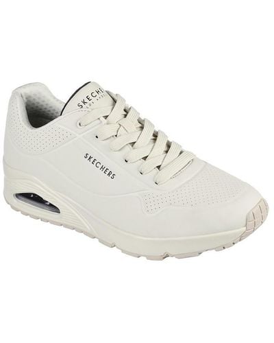 Skechers Uno Stand On Air Trainers - White
