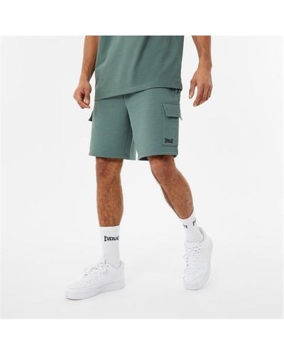 Everlast Cargo Fleece Shorts - Green