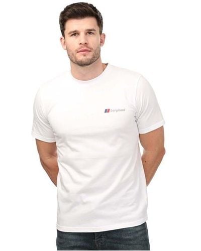 Berghaus Organic Front And Back Logo T-shirt - White