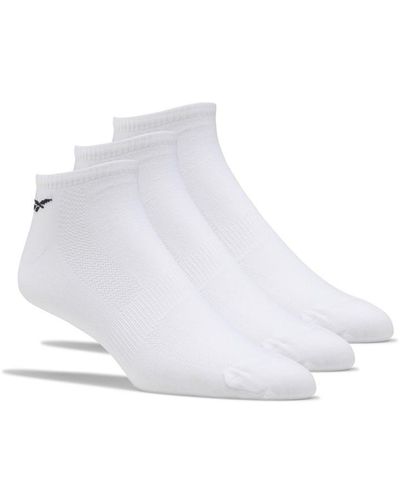 Reebok 3 Pack Trainer Socks - White
