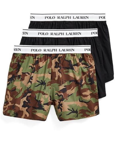Polo Ralph Lauren Polo 3 Pack Boxers Sn99 - Green